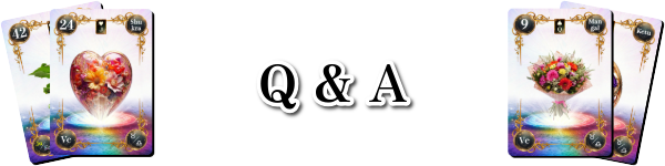 Q＆A：魂術ヴェーダ数秘ルノルマンカードコミュニティ：見出し：魂術協会®